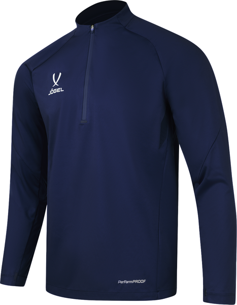 Изображение товара Лонгслив спортивный Jogel Premier PerFormPROOF 1/4 Zip Wind Top (темно-синий Z5, XXL)