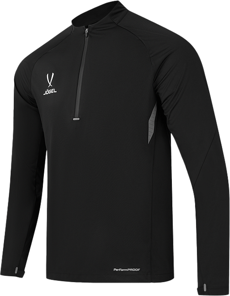 Изображение товара Лонгслив спортивный Jogel Premier PerFormPROOF 1/4 Zip Wind Top (черный 99, XL)