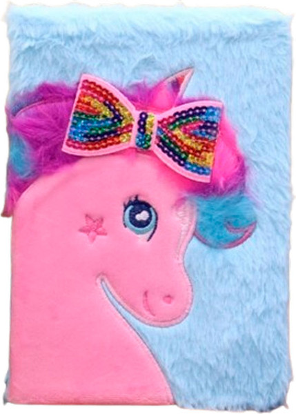 Изображение товара Блокнот ILikeGift Единорог с бантиком / 3739065 (синий)