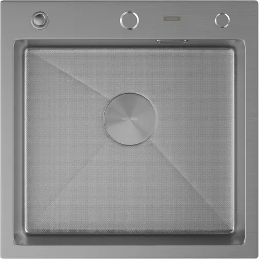 Изображение товара Мойка кухонная Arfeka ECO AR 50x50 Pop-Up Satin Decor Millet