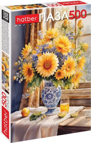 Изображение товара Пазл Hatber Солнечный букет / 500ПЗ2_36907 (500эл)