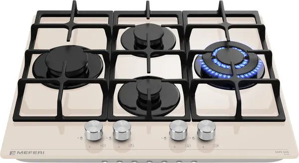 Изображение товара Газовая варочная панель MEFERI MGH604BG Glass Ultra