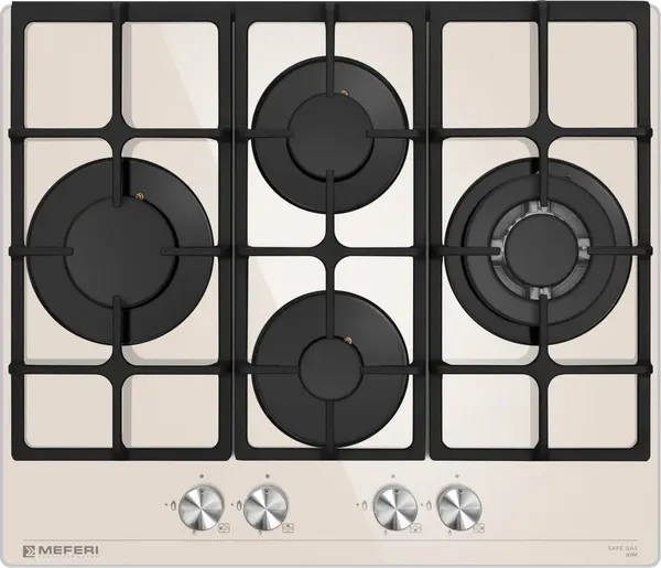 Изображение товара Газовая варочная панель MEFERI MGH604BG Glass Ultra