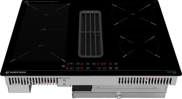 Изображение товара Индукционная варочная панель MEFERI XSMART60BK Ultra (с вытяжкой)