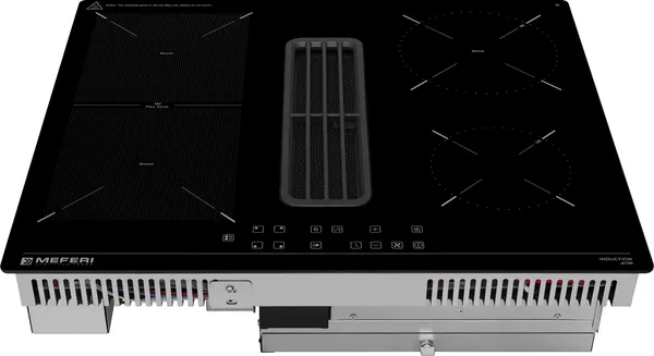 Изображение товара Индукционная варочная панель MEFERI XSMART60BK Ultra (с вытяжкой)