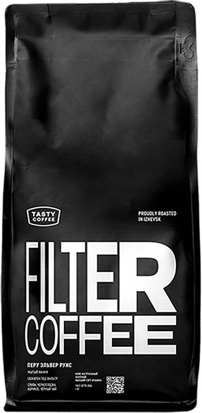 Изображение товара Кофе в зернах Tasty Coffee  Перу Эльвер Руис (1кг)