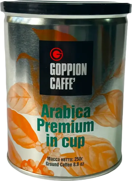 Изображение товара Кофе молотый Goppion Caffe Arabika Premium In Cup 100% арабика (250г)