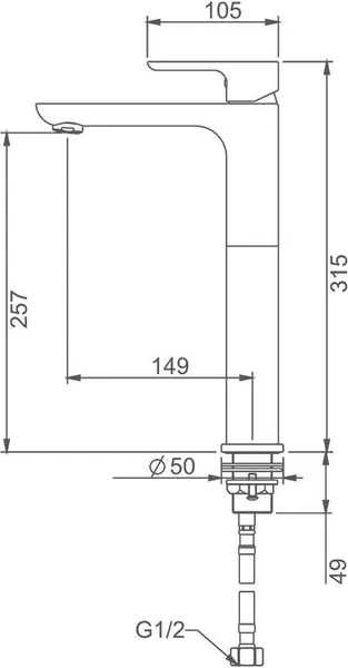Изображение товара Смеситель Gappo G1048-92