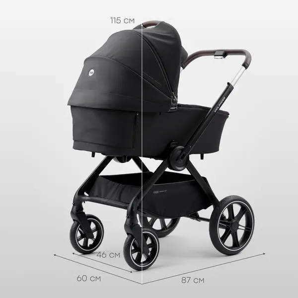 Изображение товара Детская универсальная коляска Happy Baby Kidlander 2 в 1 (black)