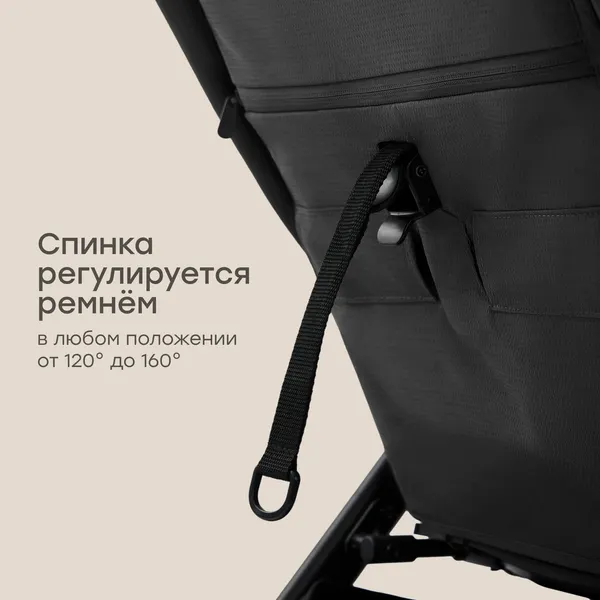 Изображение товара Детская прогулочная коляска Happy Baby Sensa (black nova)