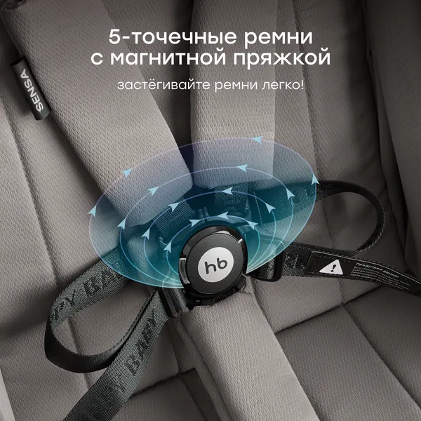 Изображение товара Детская прогулочная коляска Happy Baby Sensa (grey nova)