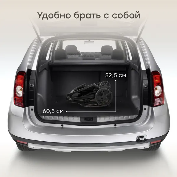 Изображение товара Детская прогулочная коляска Happy Baby Sensa (grey nova)