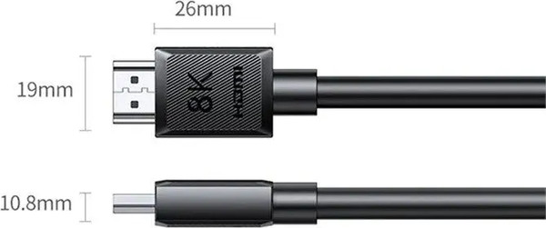 Изображение товара Кабель Ugreen HD175 / 45433 (3м, черный)