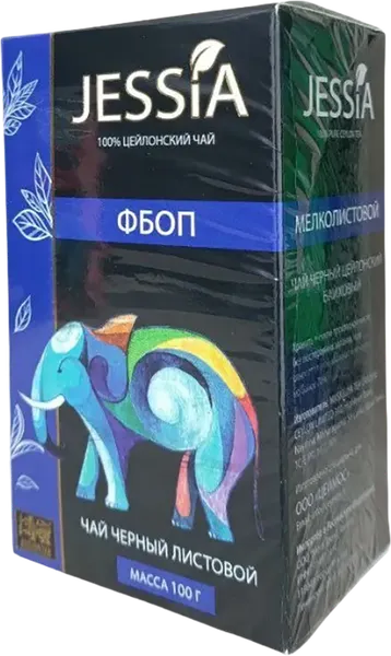 Изображение товара Чай листовой JESSIA Фбоп Черный (100г)