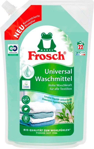 Изображение товара Гель для стирки Frosch Universal (1.5л)