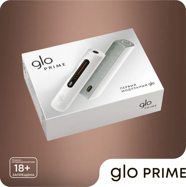 Изображение товара Устройство для нагревания табака glo PRIME (белый)