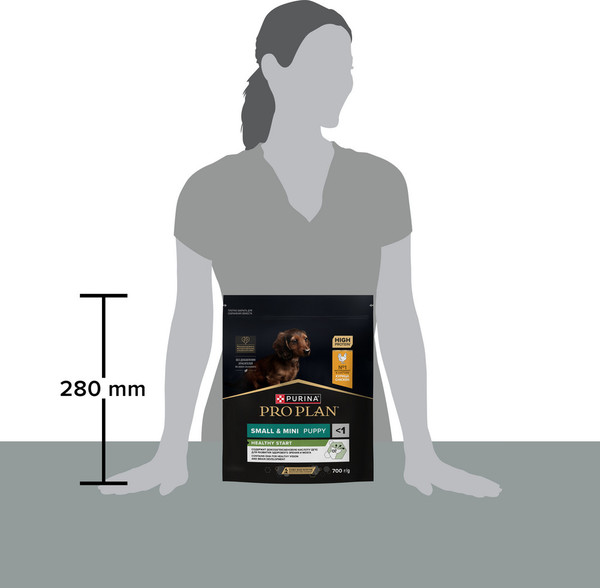 Изображение товара Сухой корм для собак Pro Plan Puppy Small & Mini с курицей и рисом (700г)