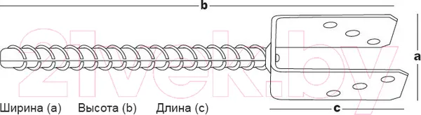 Изображение товара Закладная опора ЕКТ CV501141
