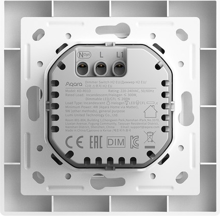 Изображение товара Диммер Aqara H2 EU / KD-R01D-W (белый)