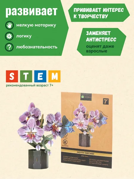 Изображение товара Конструктор Makebug Орхидеи Paper Petals / MB-D-0071