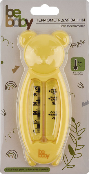 Изображение товара Детский термометр для ванны Be Baby LM-9268 (желтый)