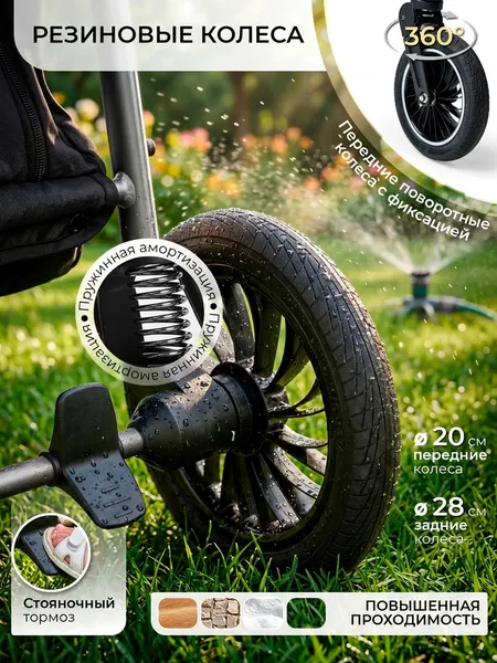 Изображение товара Детская универсальная коляска Sweet Baby Ranger 3в1 (Neo Grey)