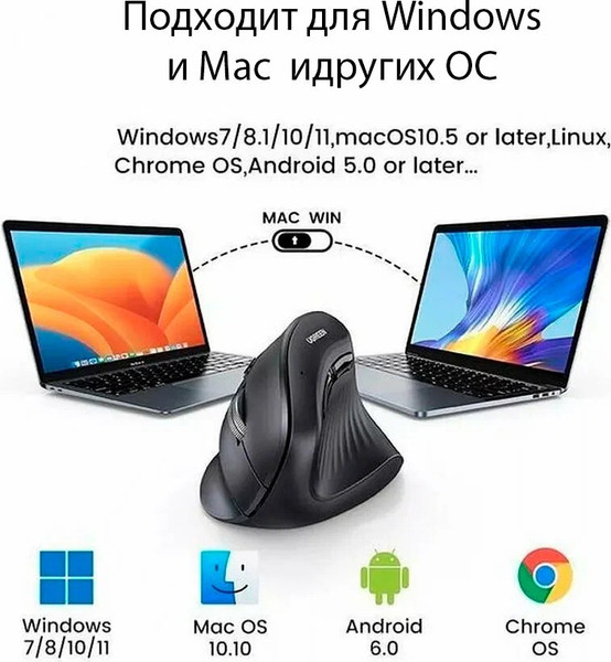 Изображение товара Мышь Ugreen MU008 / 45759 (белый)