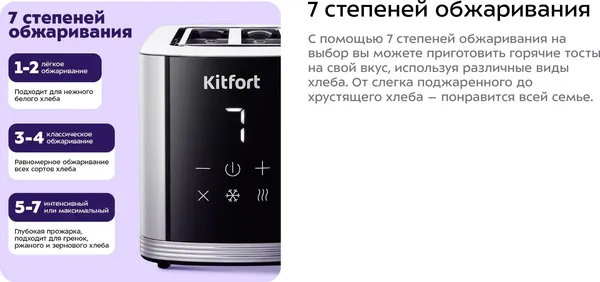 Изображение товара Тостер Kitfort КТ-9978