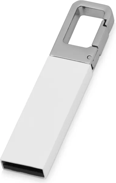 Изображение товара USB flash накопитель Evolt Hook 16 Gb / 621616 (белый/серебристый)