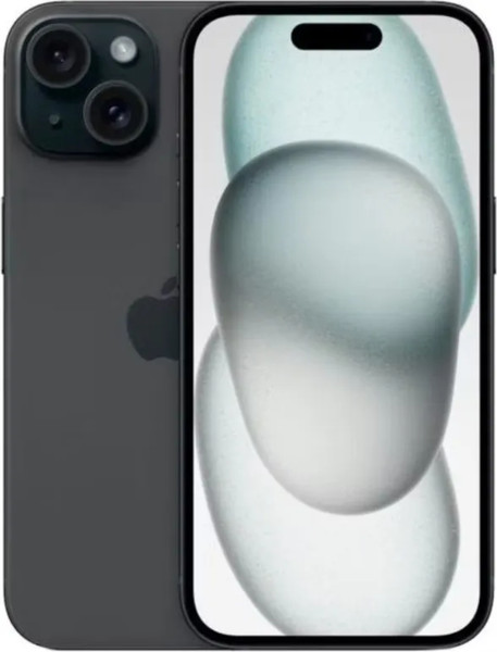 Смартфон восстановленный Apple iPhone 15 256GB Flip Грейд B (Black)