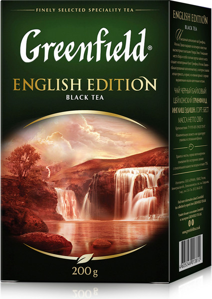 Изображение товара Чай листовой GREENFIELD English Edition черный (200г)