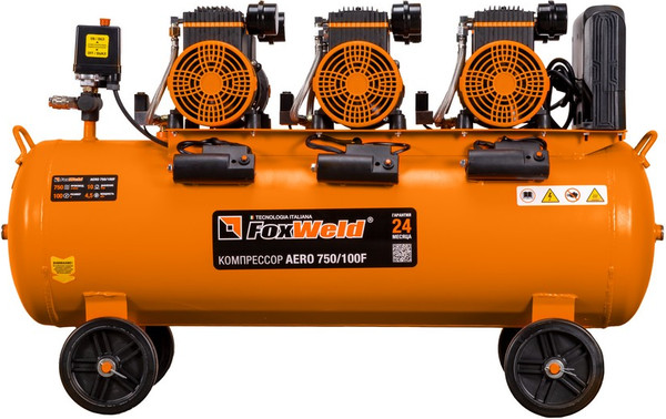Изображение товара Воздушный компрессор FoxWeld Aero 750/100F / 9986