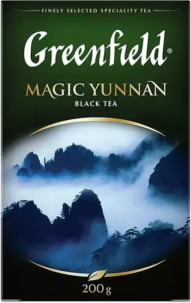 Изображение товара Чай листовой GREENFIELD Magic Yunnan черный (200г)