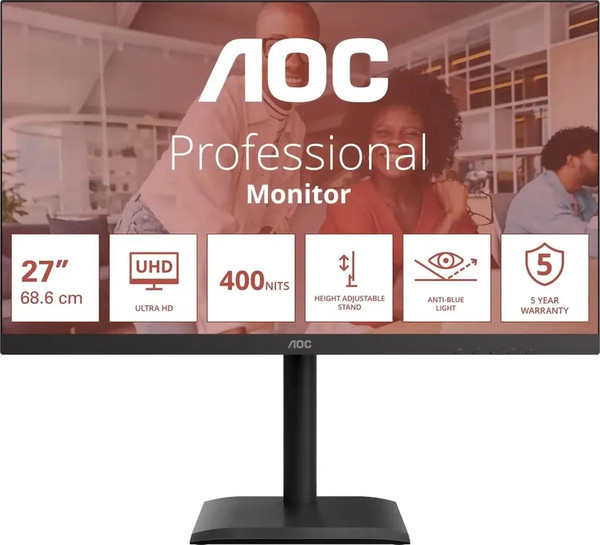 Изображение товара Монитор AOC U27E4CV