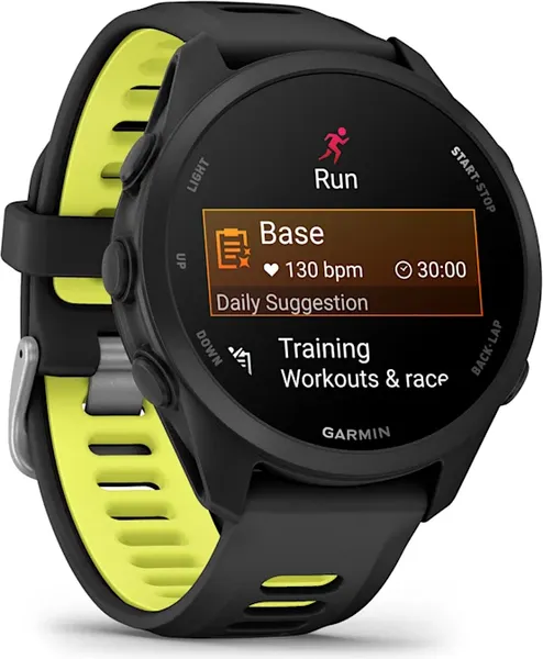 Изображение товара Умные часы Garmin Forerunner 170 GPS / 010-03920-00 (черный/желтый)
