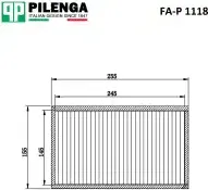 Изображение товара Салонный фильтр Pilenga FAP1118