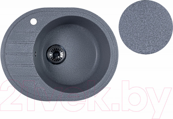 Изображение товара Мойка кухонная БелЭворс New Lux R (серый)