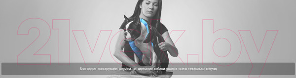 Изображение товара Куртка для животных AiryVest 1668 (XS, салатовый/черный)