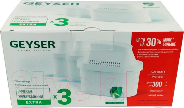 Изображение товара Комплект модулей сменных фильтрующих Гейзер Экстра 401 (3шт)