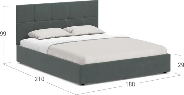 Изображение товара Двуспальная кровать Moon Family 1261 / MF012173