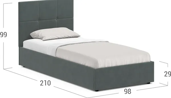Изображение товара Односпальная кровать Moon Family 1261 / MF012014