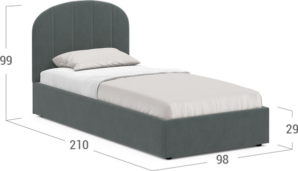 Изображение товара Односпальная кровать Moon Family 1262 / MF012404
