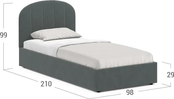 Изображение товара Односпальная кровать Moon Family 1262 / MF012185