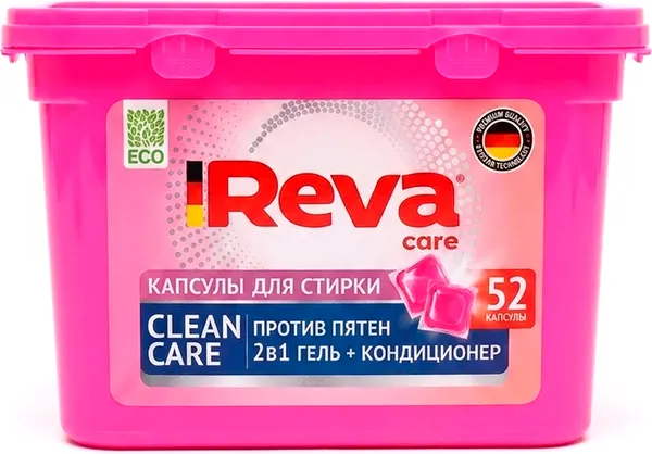 Изображение товара Капсулы для стирки Reva Care Цветущая сакура (52шт)
