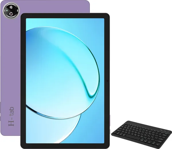 Планшет Horizont H-Tab Crystal 6GB/128GB LTE (с чехлом и клавиатурой, фиолетовый)