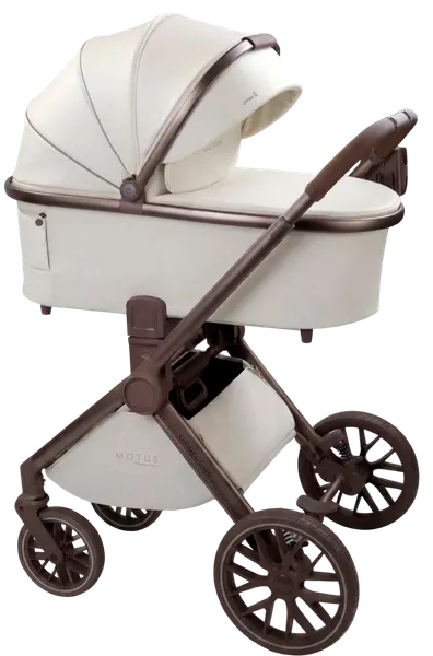 Изображение товара Детская универсальная коляска Amarobaby 2в1 Motus Premium Ecco Exclusive / AB26-10MOTUSF/33 (молочный)