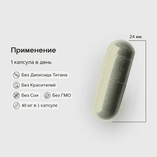 Изображение товара Минерал Restartbio Железо хелат (60 капсул)