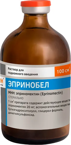 Изображение товара Раствор от паразитов Белкаролин Эпринобел (100мл)