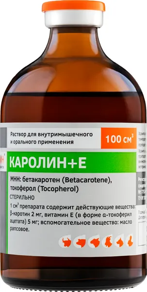 Изображение товара Витамины для животных Белкаролин Каролин (100мл)