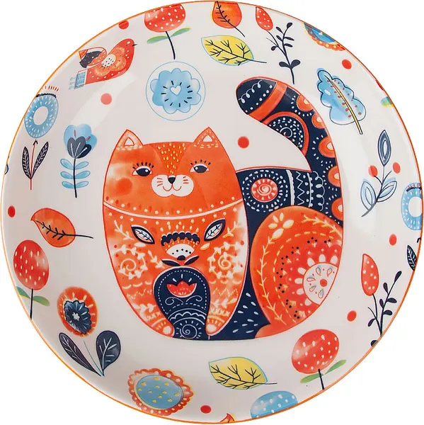 Изображение товара Тарелка столовая глубокая Nouvelle Kawaii Кот / 0860458